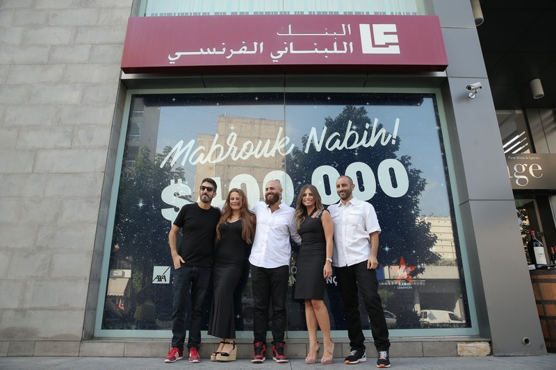 400,000$ winner thanks to BLF, AXA ME and Virgin Radio Lebanon. 